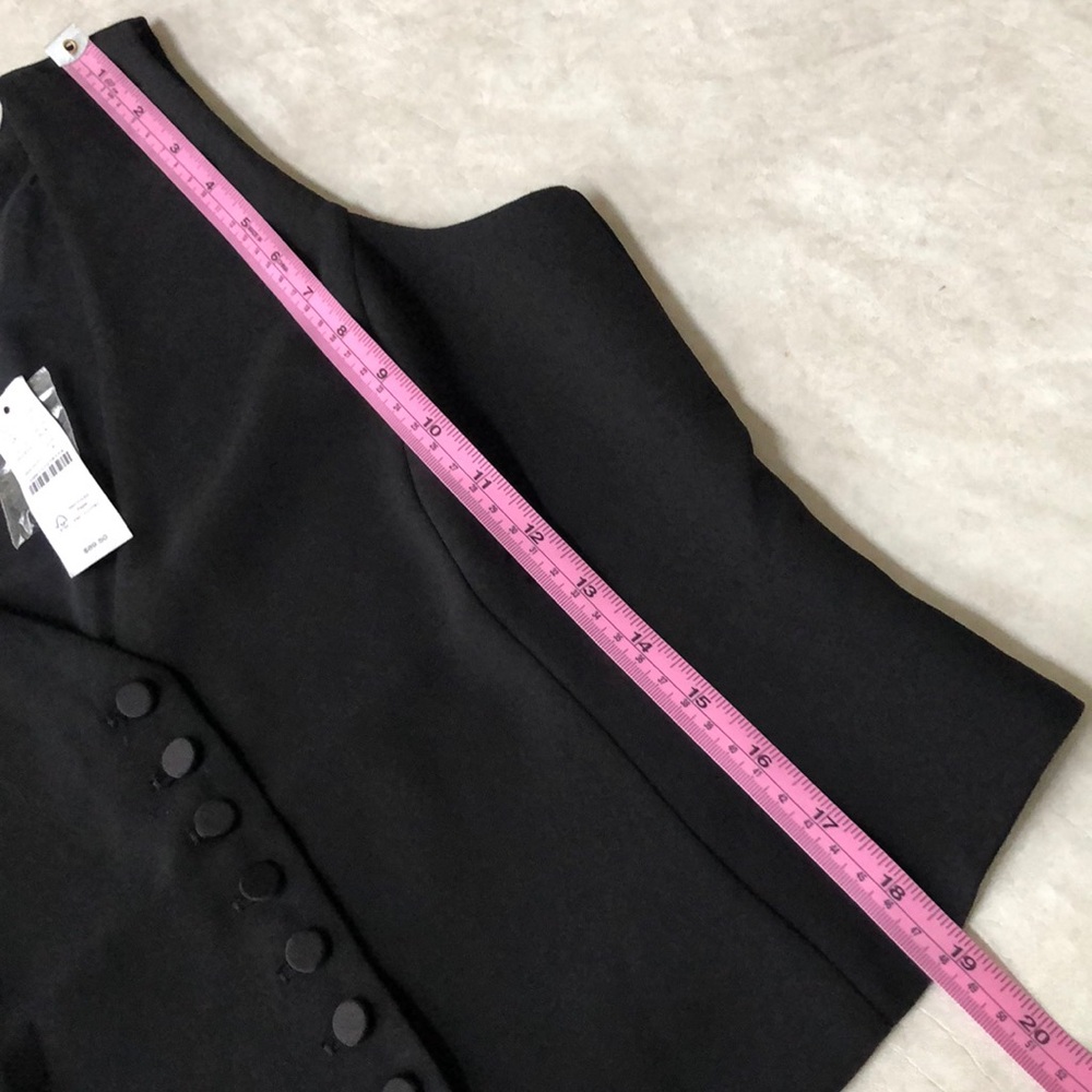 J. Crew Slim-fit Tuxedo Vest in City Crepe In Black Full Lining BV833 Size 4 - Picture 5 of 13